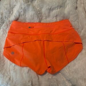 Lululemon Orange Soda Speed ups.